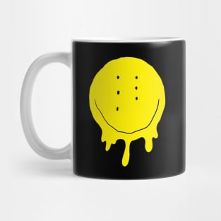 Drippy Six-Eyed Smiley Face Mug